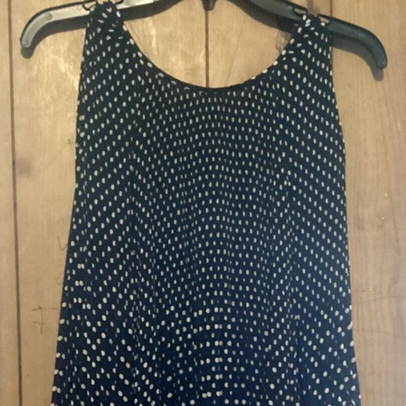 Melissa Paige Sheer Polkadot Top Size PM - Picture 2 of 6